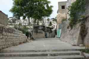 Walk up to the Church of the Annunciation