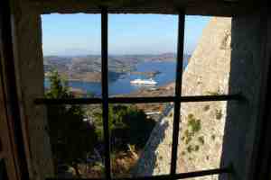 View from the monastery on Patmos
